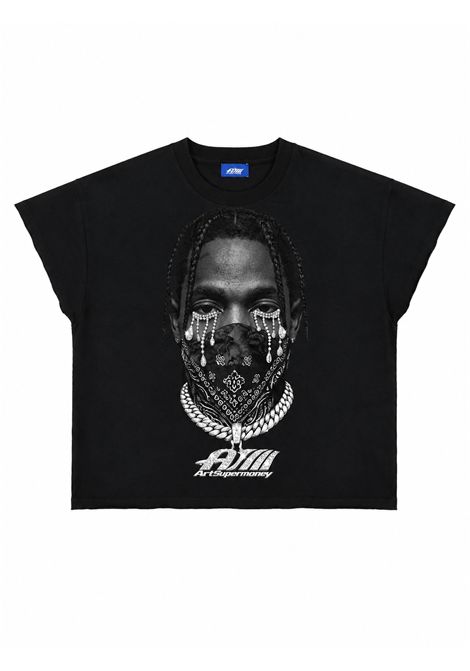 T-shirt con strass ARTSUPERMONEY | MASK OFFNE